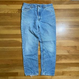 Vintage 80’s Lee storm rider denim jeans size 34x30